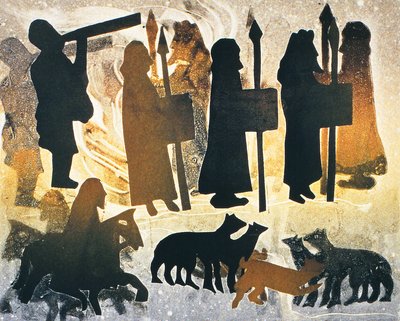 Pictish Journey, 2000 by Gloria Wallington